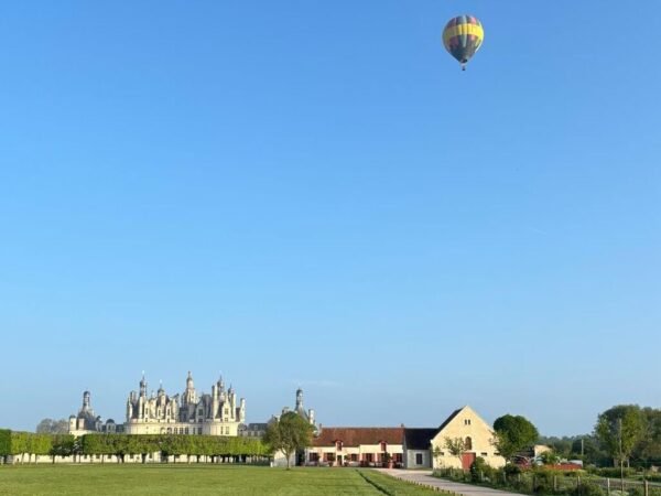 photo vol montgolfiere chateau loire